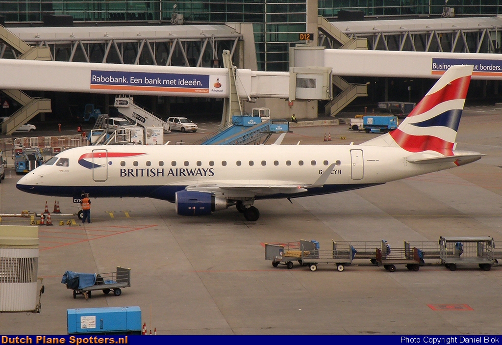 G-LCYH Embraer 170 BA CityFlyer (British Airways) by Daniel Blok
