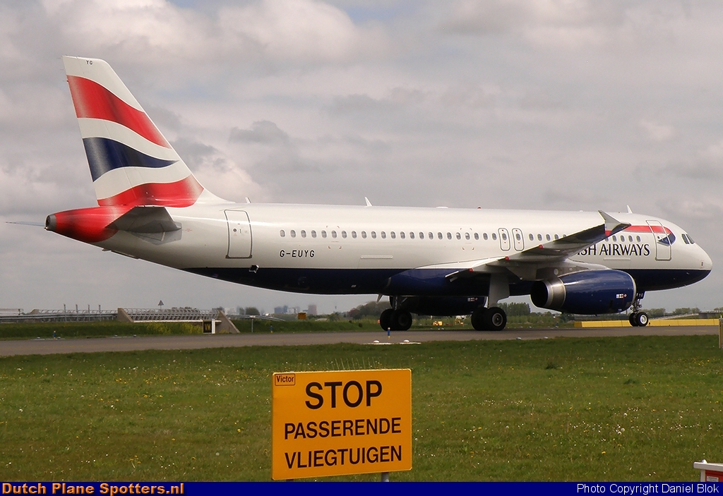 G-EUYG Airbus A320 British Airways by Daniel Blok