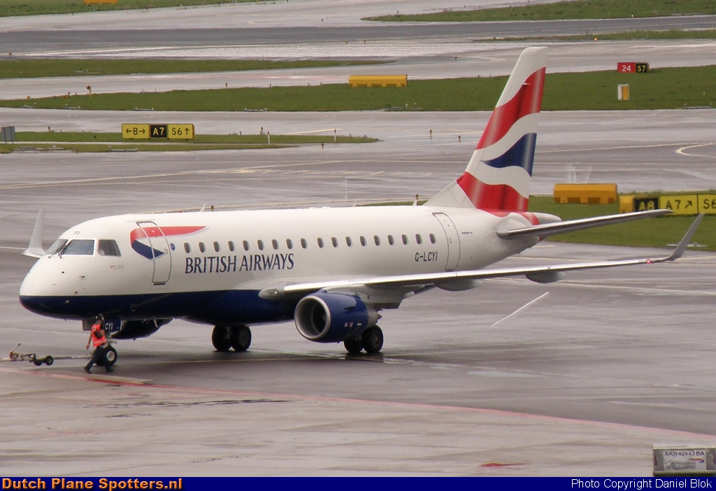 G-LCYI Embraer 170 BA CityFlyer (British Airways) by Daniel Blok