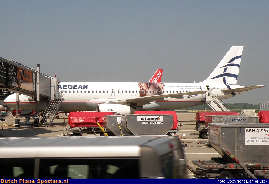 SX-DVV Airbus A320 Aegean Airlines by Daniel Blok