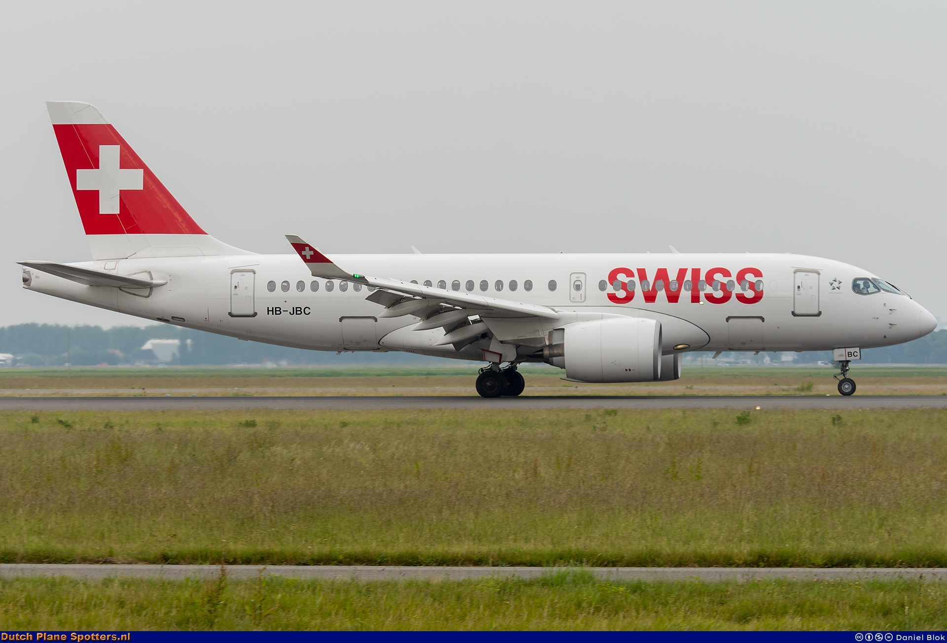HB-JBC Airbus A220-100 Swiss International Air Lines by Daniel Blok