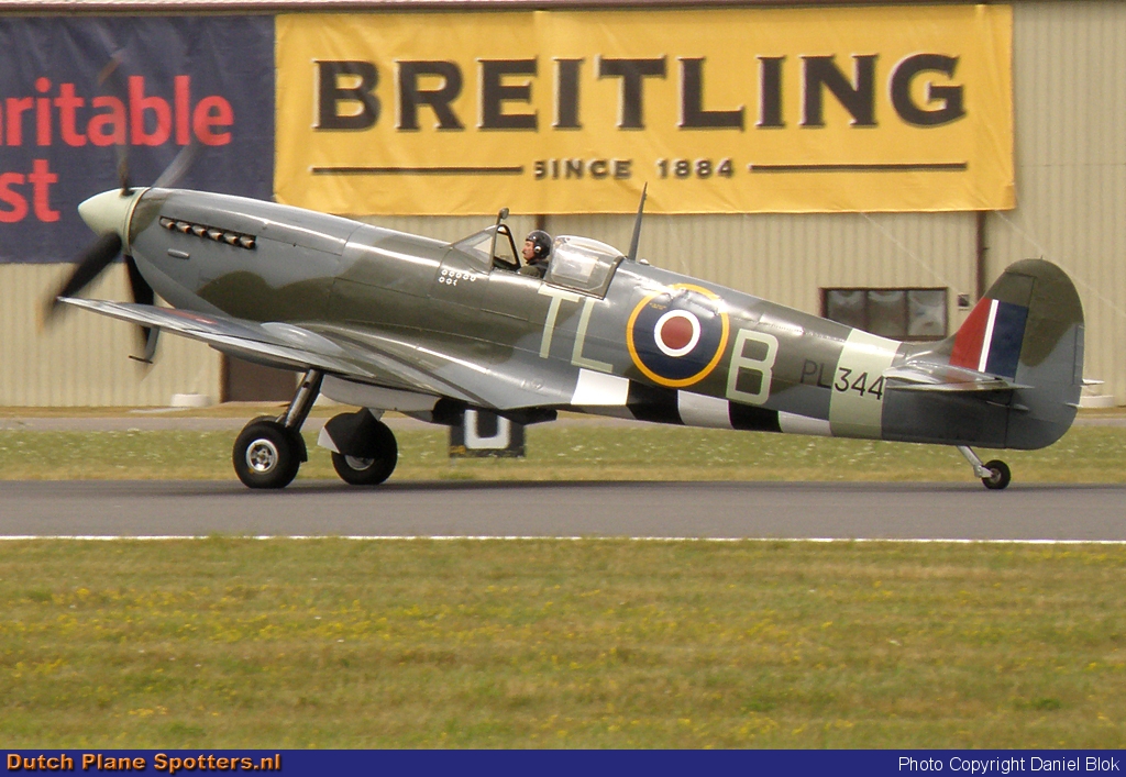 G-IXCC Supermarine Spitfire MIL - British Royal Air Force - Battle of Britain Memorial Flight (BBMF) by Daniel Blok