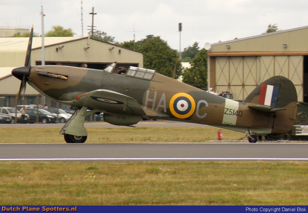 G-HURI Hawker Hurricane MIL - British Royal Air Force - Battle of Britain Memorial Flight (BBMF) by Daniel Blok