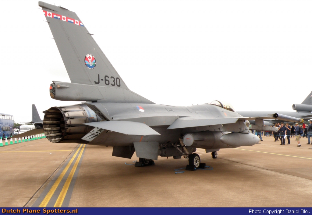 J-630 General Dynamics F-16 Fighting Falcon MIL - Dutch Royal Air Force by Daniel Blok
