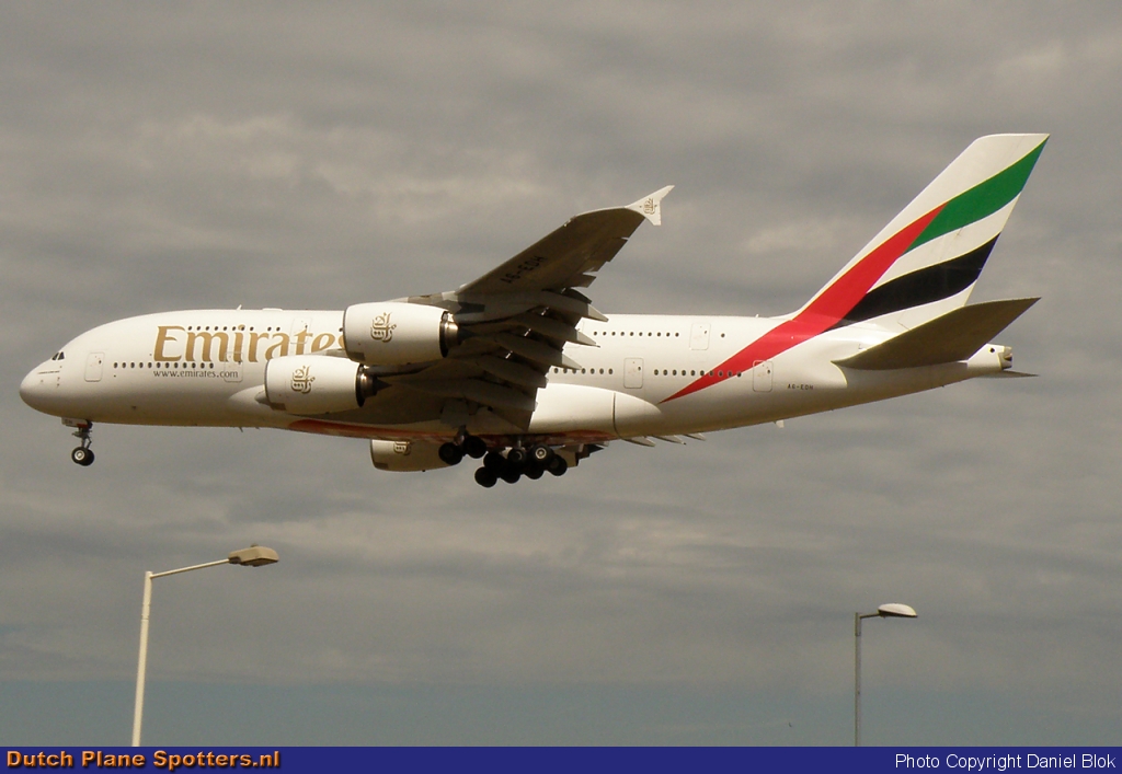 A6-EDH Airbus A380-800 Emirates by Daniel Blok