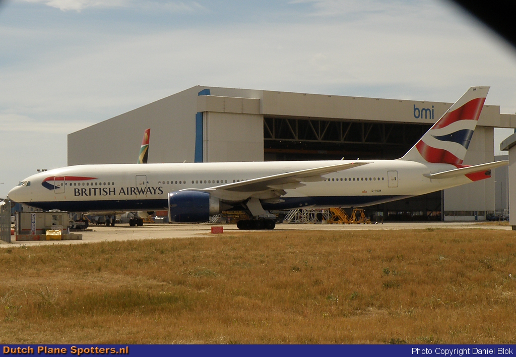 G-VIIM Boeing 777-200 British Airways by Daniel Blok