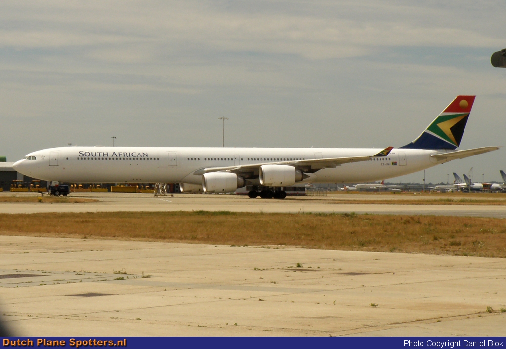 ZS-SNI Airbus A340-600 South African Airlines by Daniel Blok