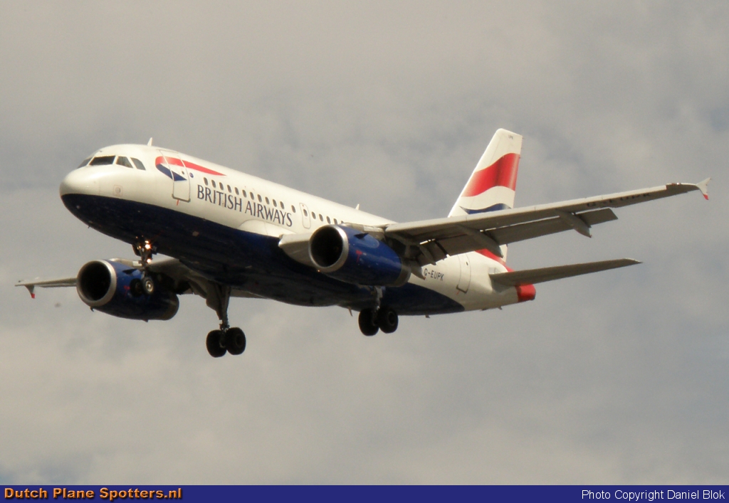 G-EUPK Airbus A319 British Airways by Daniel Blok