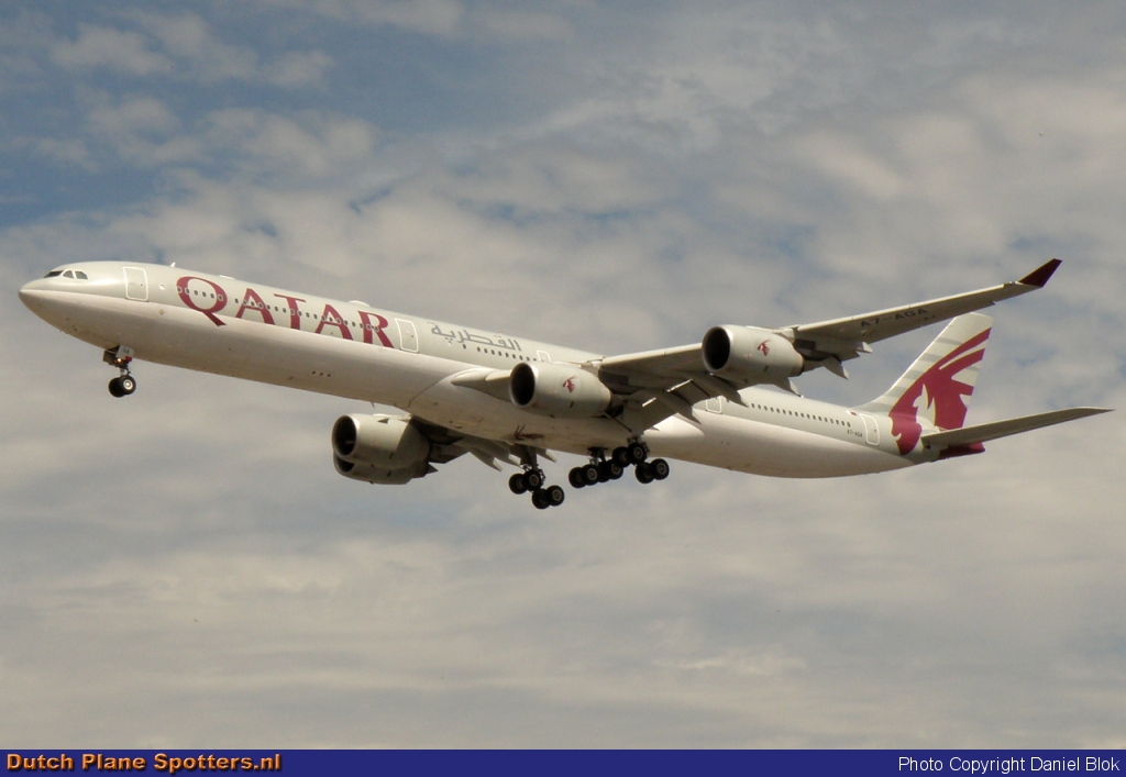 A7-AGA Airbus A340-600 Qatar Airways by Daniel Blok