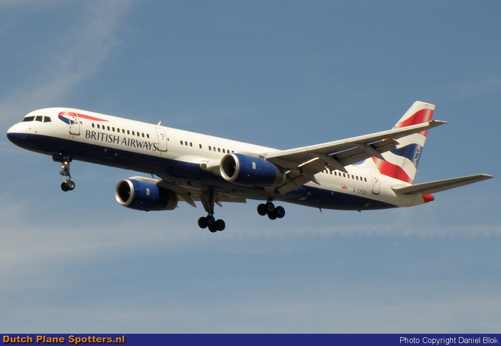 G-CPES Boeing 757-200 British Airways by Daniel Blok