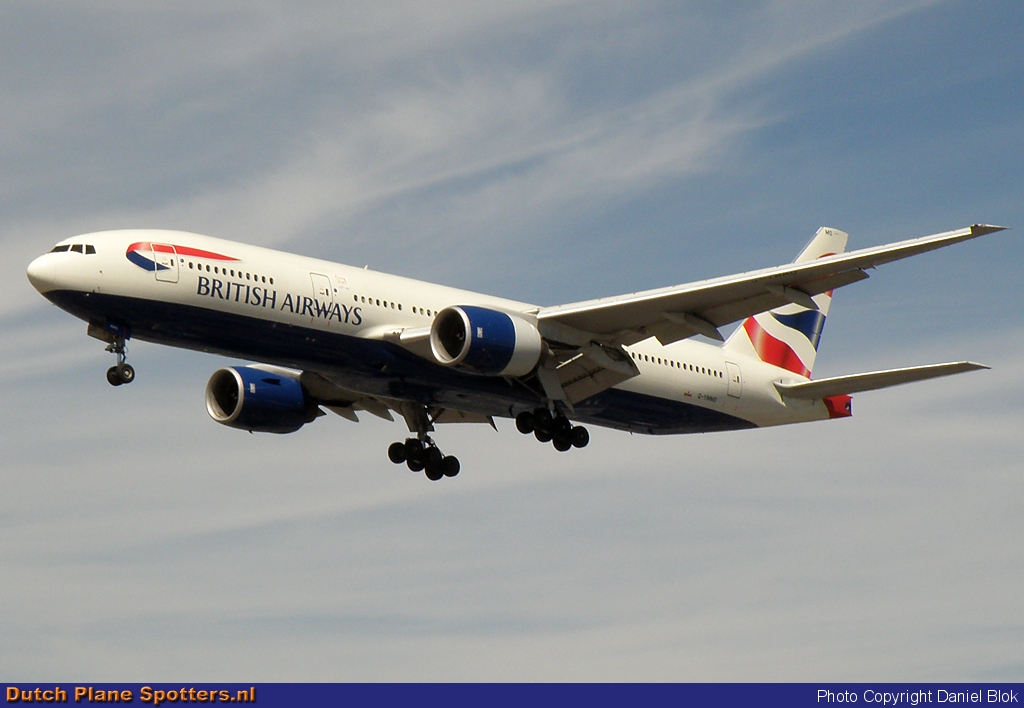 G-YMMG Boeing 777-200 British Airways by Daniel Blok