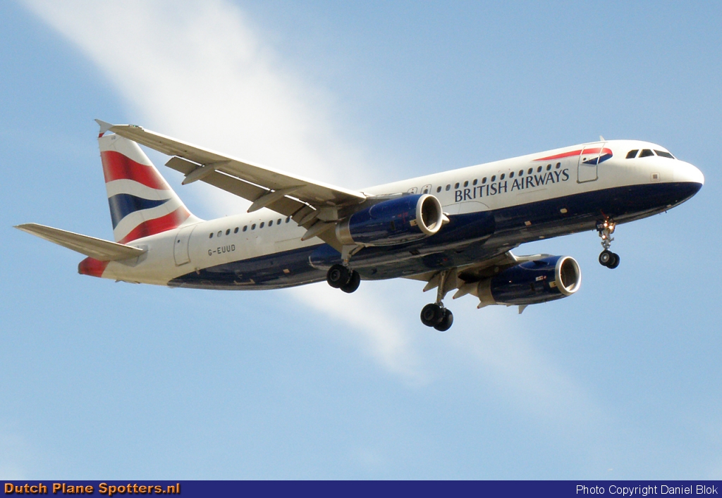 G-EUUD Airbus A320 British Airways by Daniel Blok