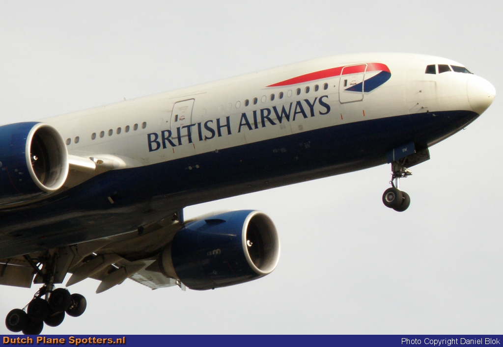 G-VIIW Boeing 777-200 British Airways by Daniel Blok