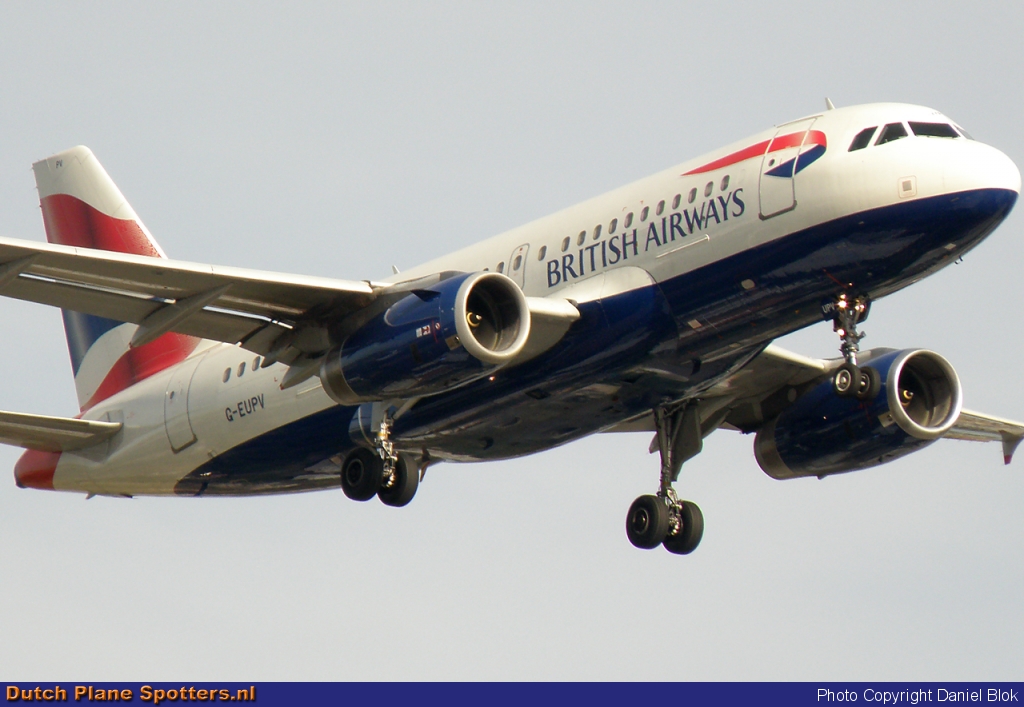 G-EUPV Airbus A319 British Airways by Daniel Blok