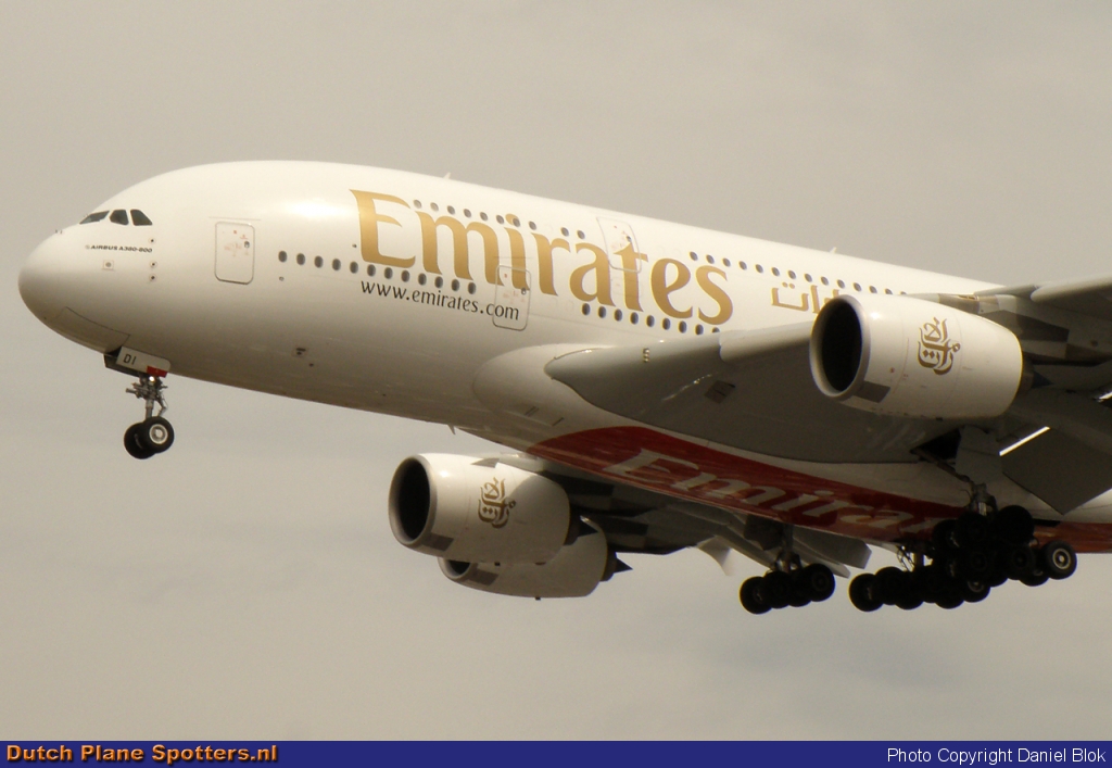 A6-EDI Airbus A380-800 Emirates by Daniel Blok