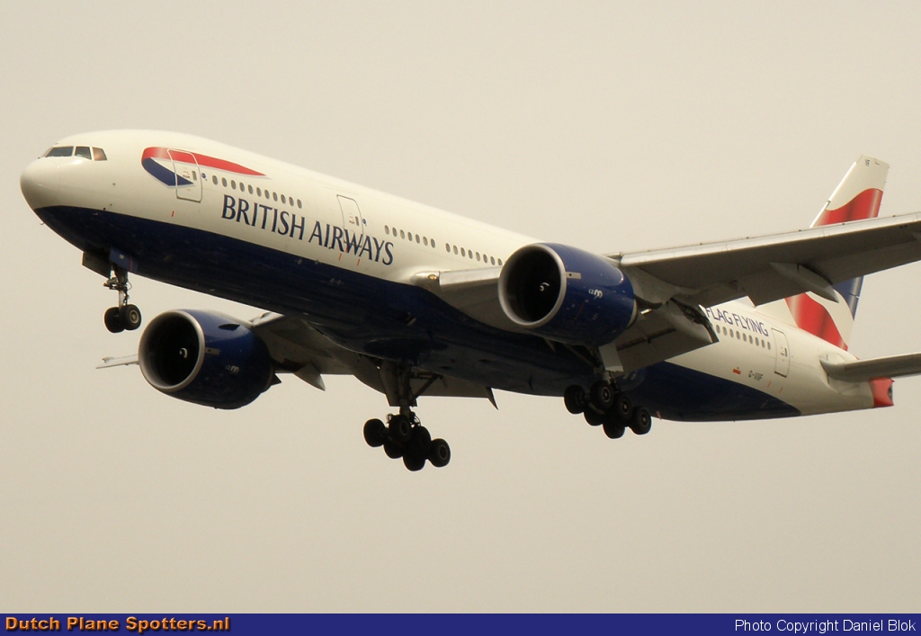 G-VIIF Boeing 777-200 British Airways by Daniel Blok