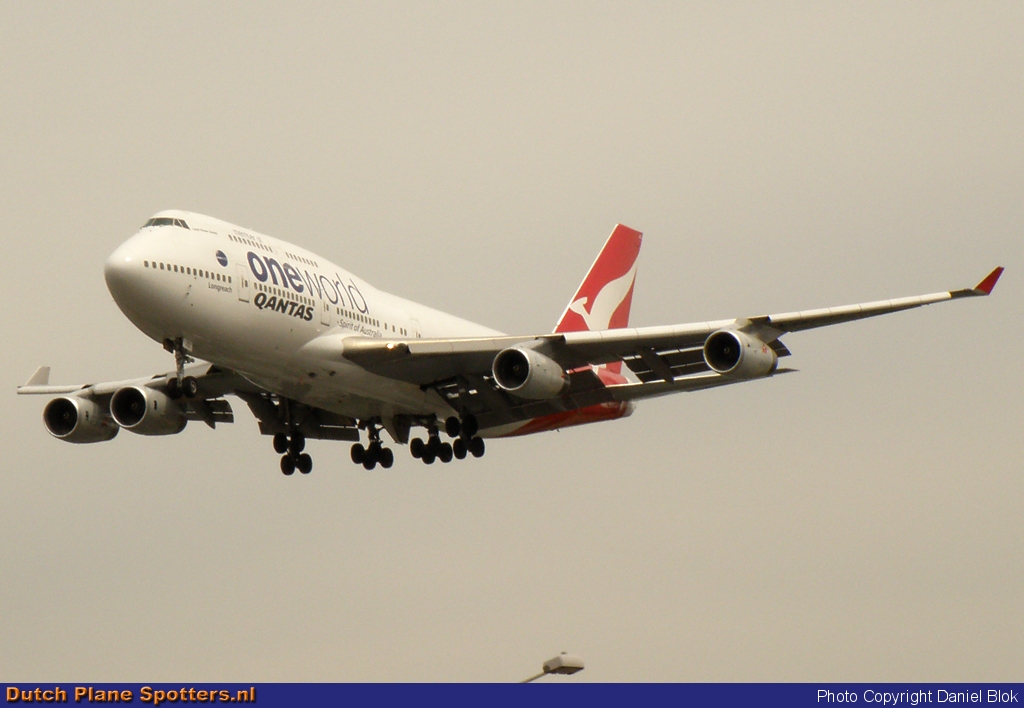 VH-OJU Boeing 747-400 Qantas by Daniel Blok