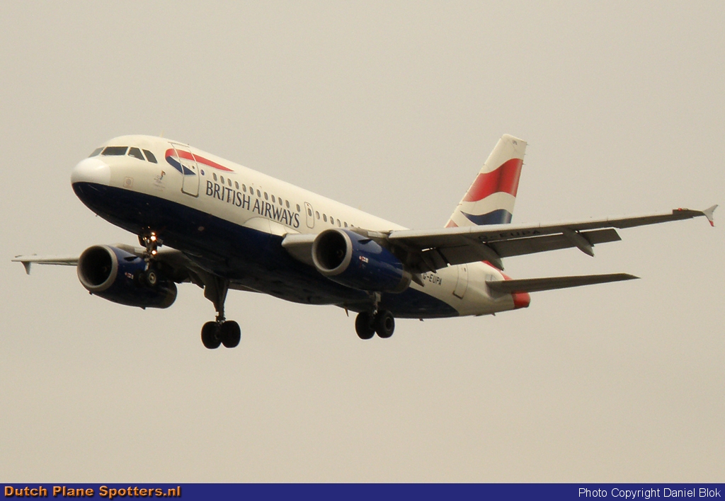 G-EUPA Airbus A319 British Airways by Daniel Blok