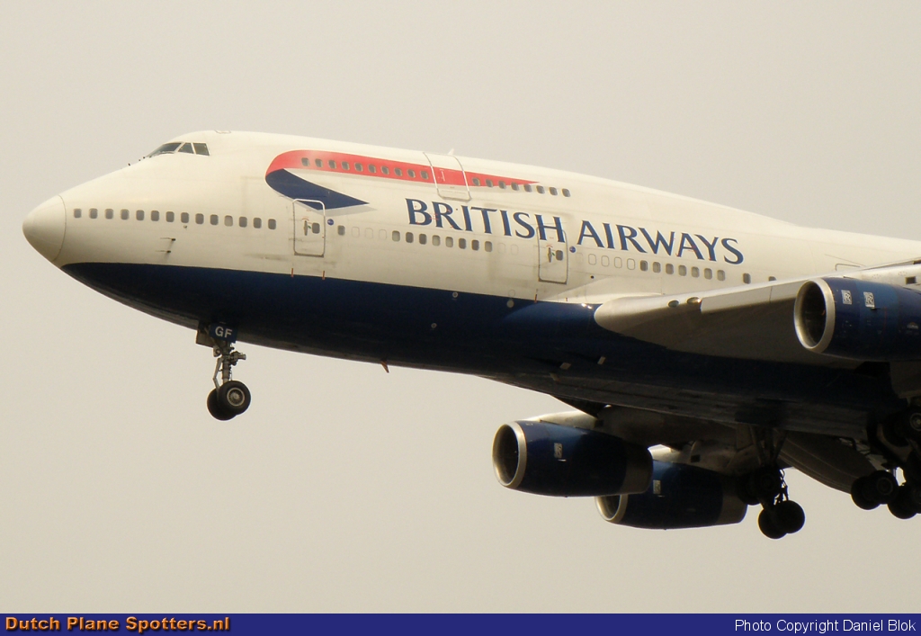 G-BYGF Boeing 747-400 British Airways by Daniel Blok