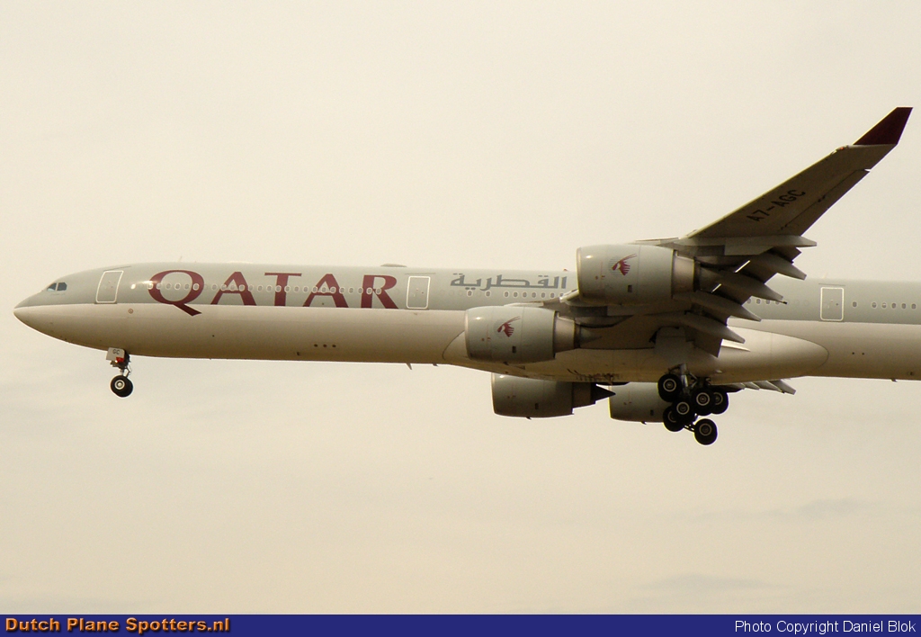A7-AGC Airbus A340-600 Qatar Airways by Daniel Blok