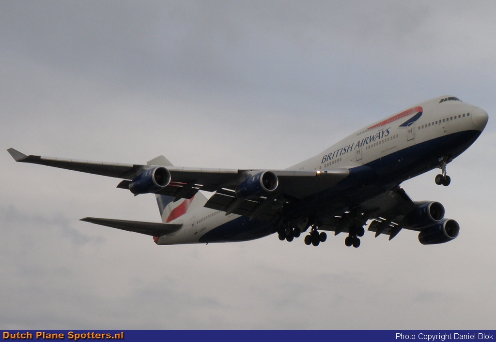 G-BYGG Boeing 747-400 British Airways by Daniel Blok