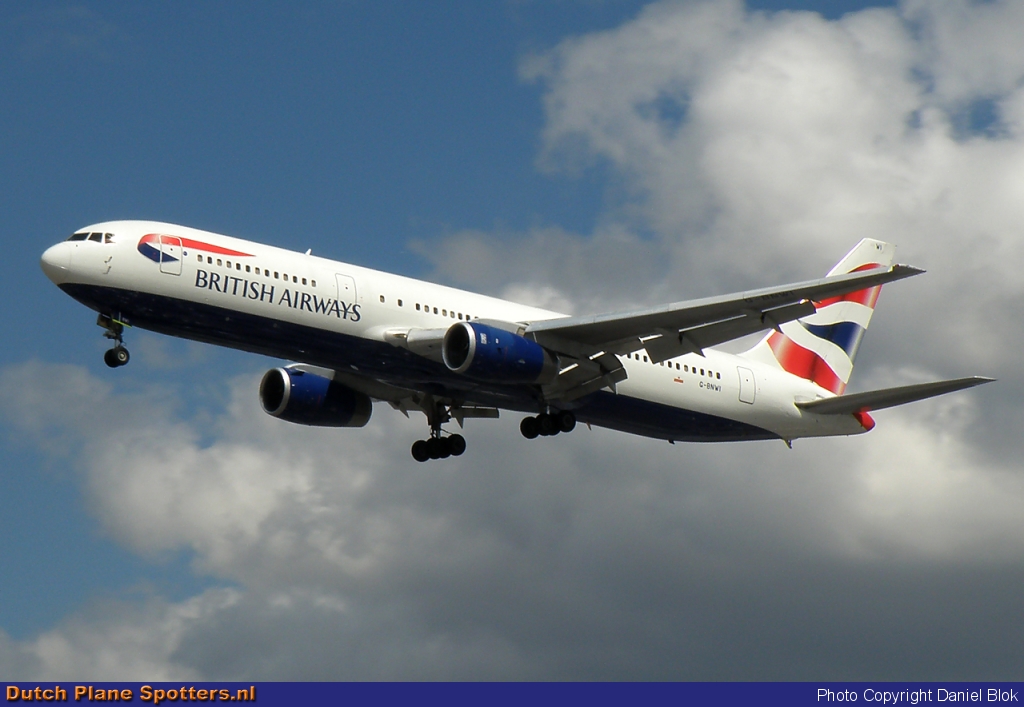G-BNWI Boeing 767-300 British Airways by Daniel Blok