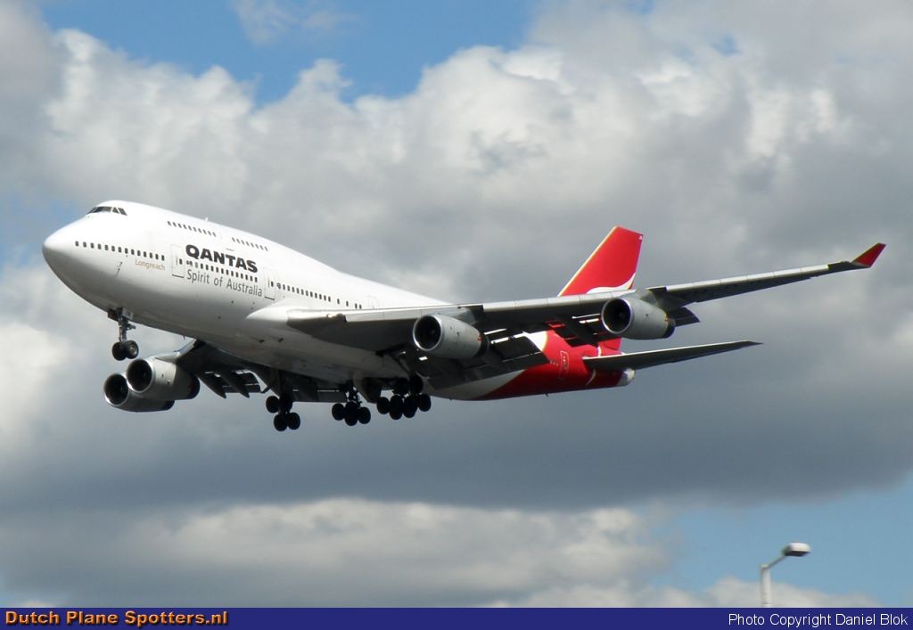 VH-OJN Boeing 747-400 Qantas by Daniel Blok