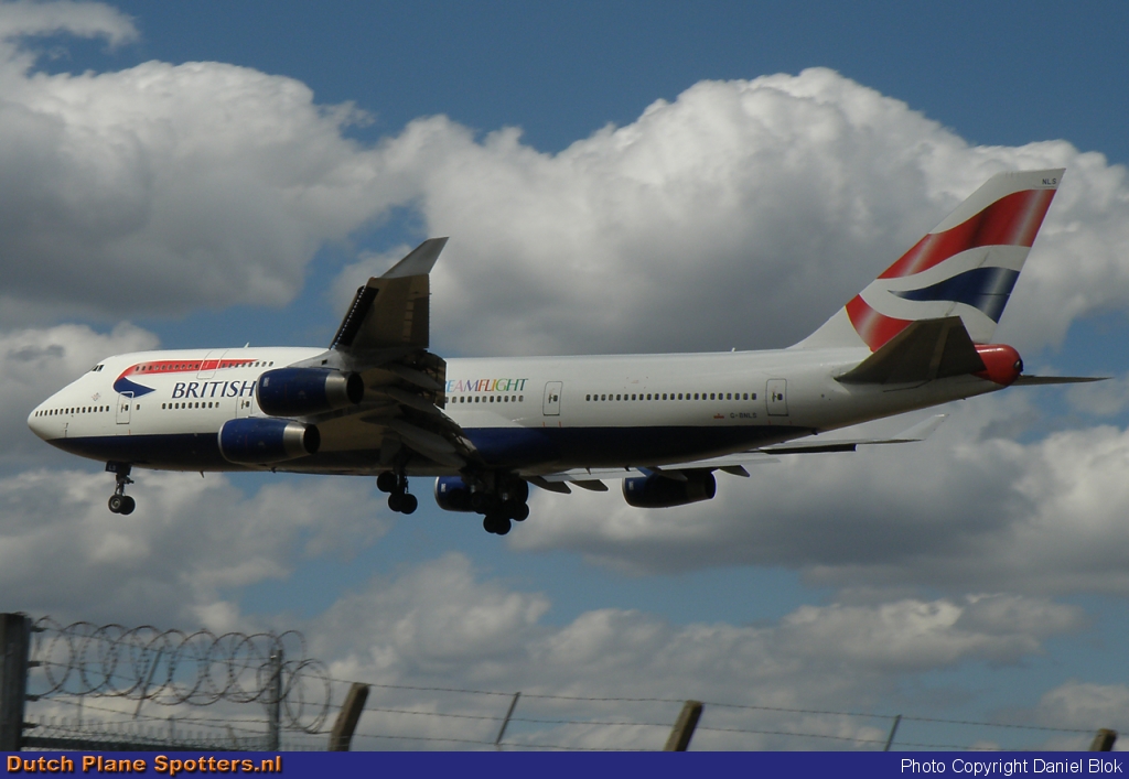 G-BNLS Boeing 747-400 British Airways by Daniel Blok