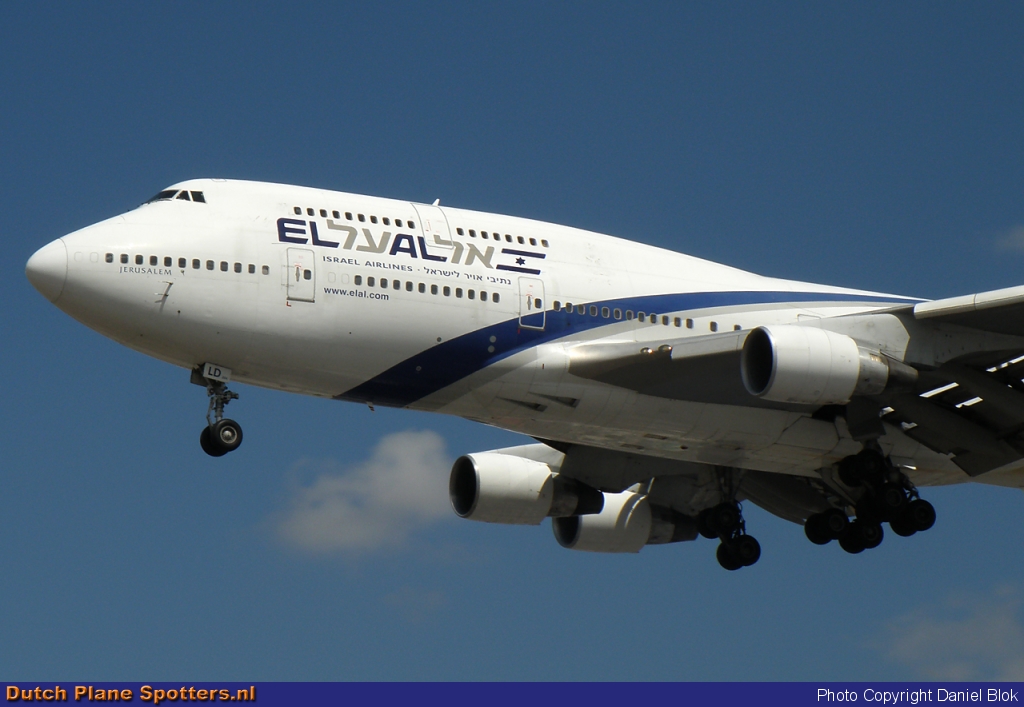 4X-ELD Boeing 747-400 El Al Israel Airlines by Daniel Blok