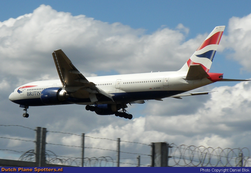 G-ZZZC Boeing 777-200 British Airways by Daniel Blok