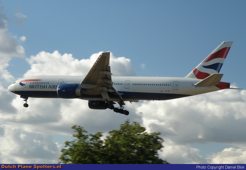 G-VIIE Boeing 777-200 British Airways by Daniel Blok