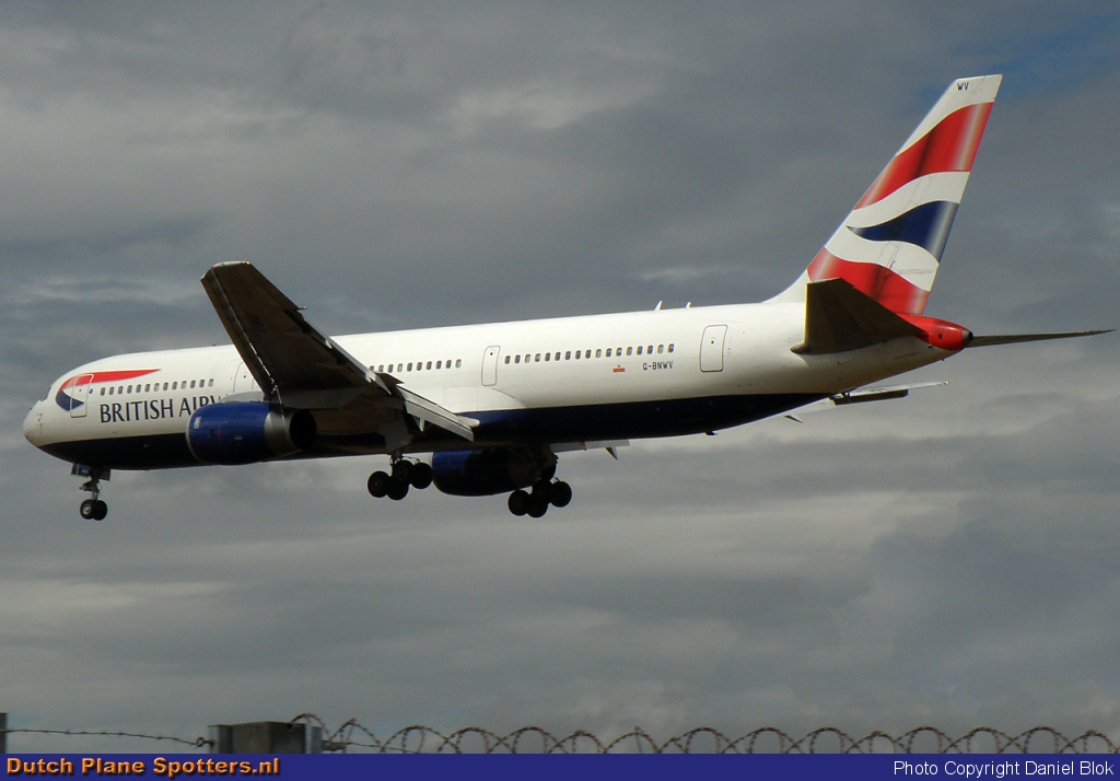 G-BNWV Boeing 767-300 British Airways by Daniel Blok