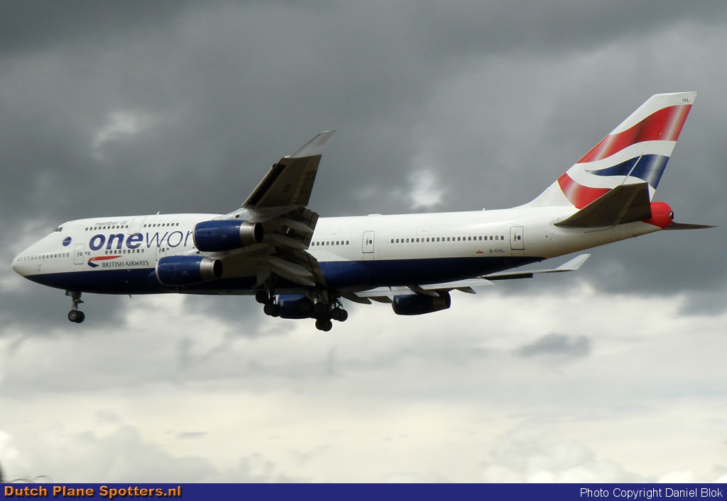 G-CIVL Boeing 747-400 British Airways by Daniel Blok