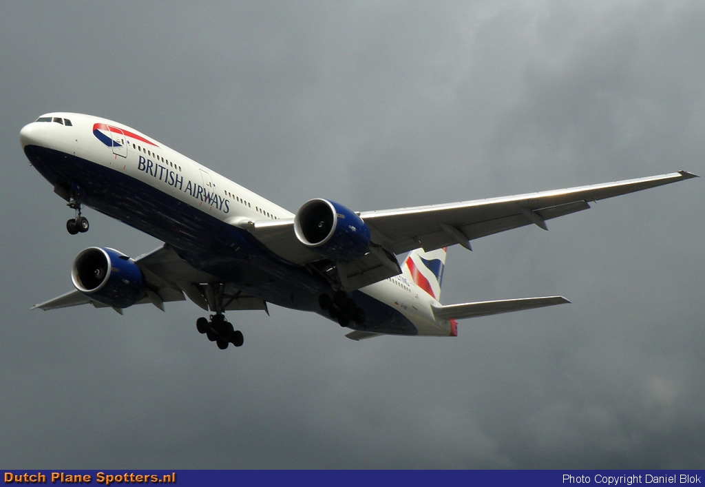 G-VIIC Boeing 777-200 British Airways by Daniel Blok