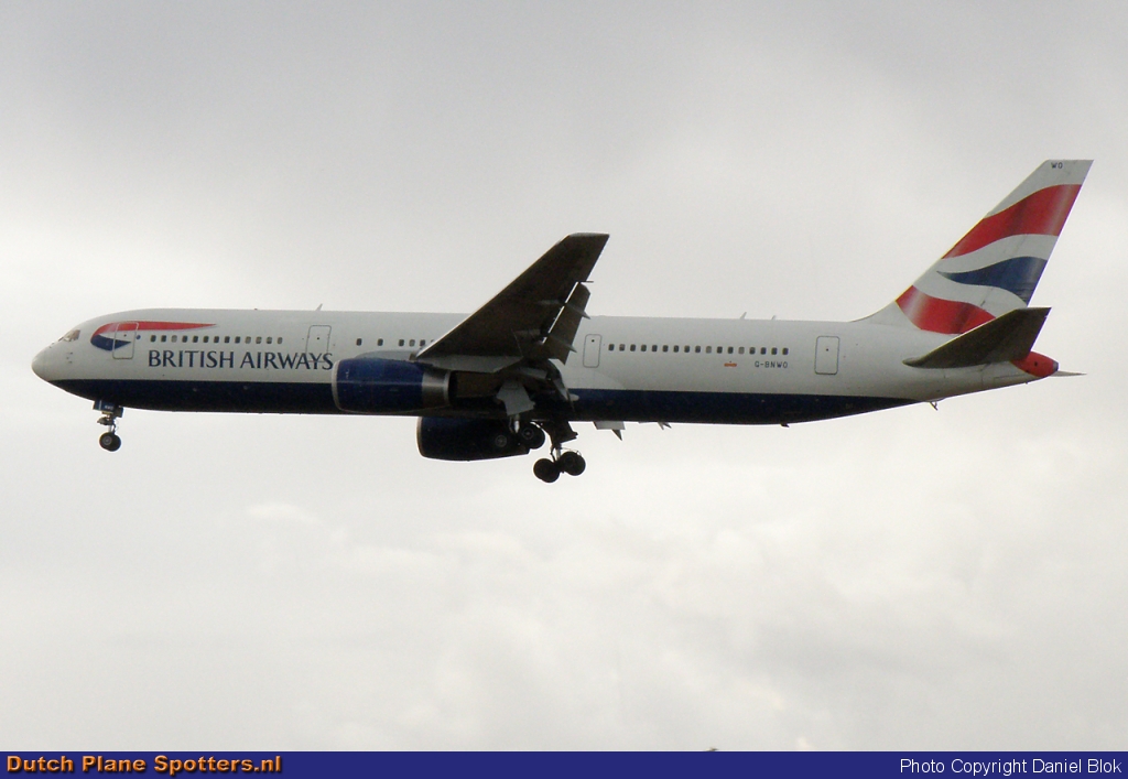 G-BNWQ Boeing 767-300 British Airways by Daniel Blok