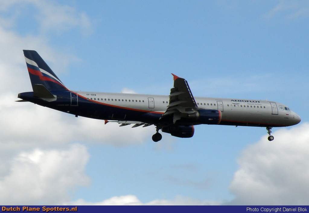 VP-BRW Airbus A321 Aeroflot - Russian Airlines by Daniel Blok