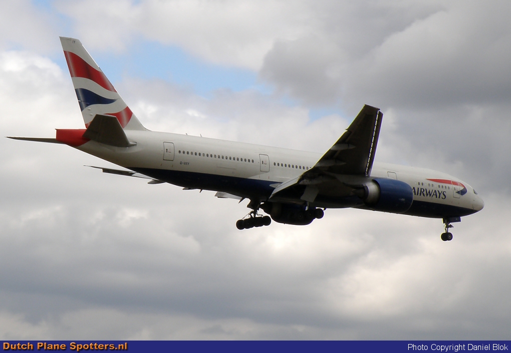 G-VIIY Boeing 777-200 British Airways by Daniel Blok