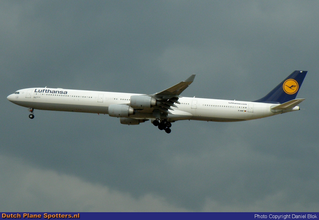 D-AIHF Airbus A340-600 Lufthansa by Daniel Blok