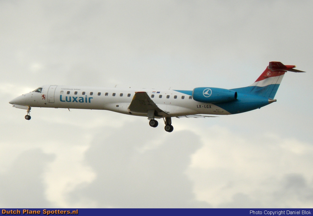 LX-LGX Embraer 145 Luxair - Luxembourg Airlines by Daniel Blok