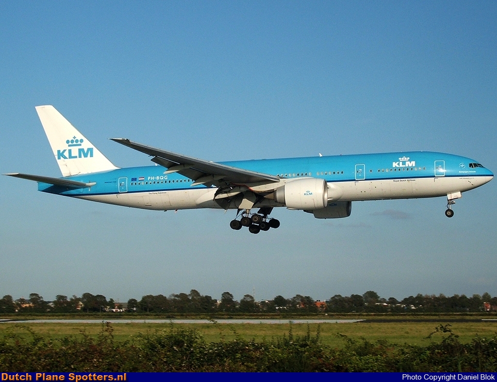 PH-BQG Boeing 777-200 KLM Royal Dutch Airlines by Daniel Blok