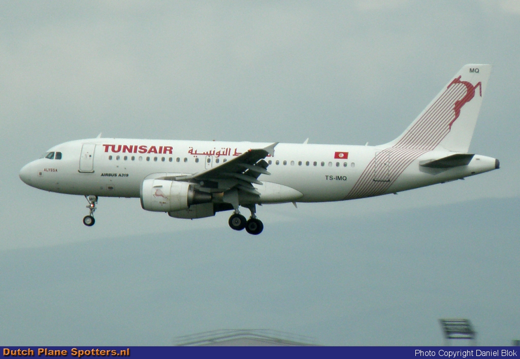 TS-IMQ Airbus A319 Tunisair by Daniel Blok