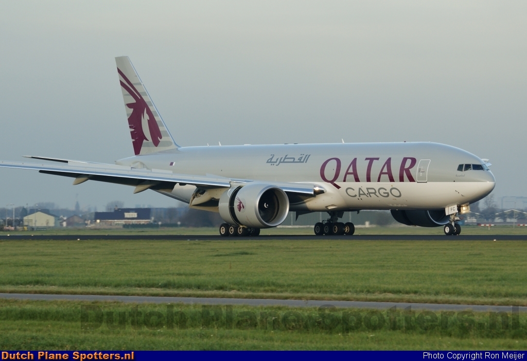 A7-BFC Boeing 777-F Qatar Airways Cargo by Ron Meijer