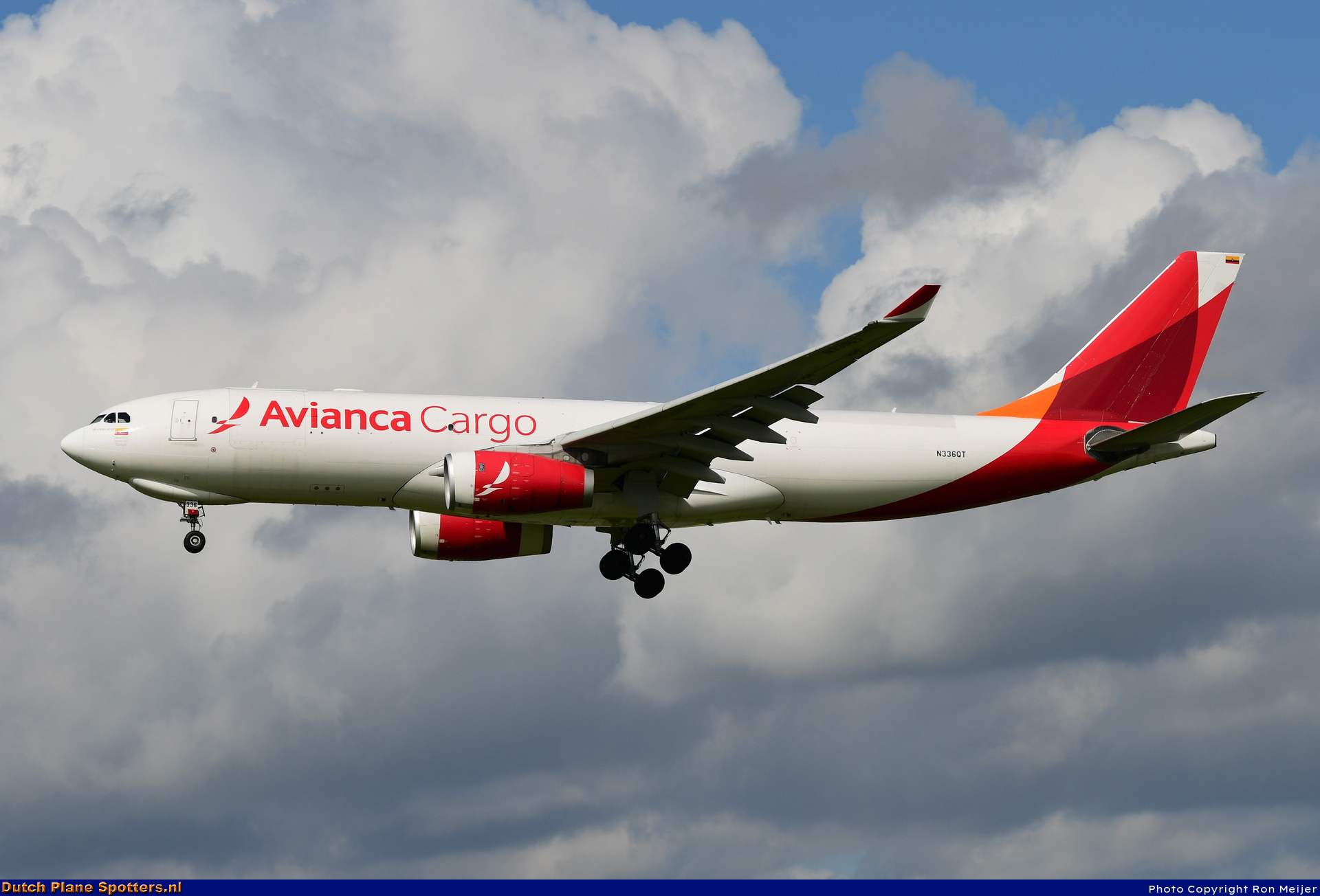 N336QT Airbus A330-200 Avianca Cargo by Ron Meijer