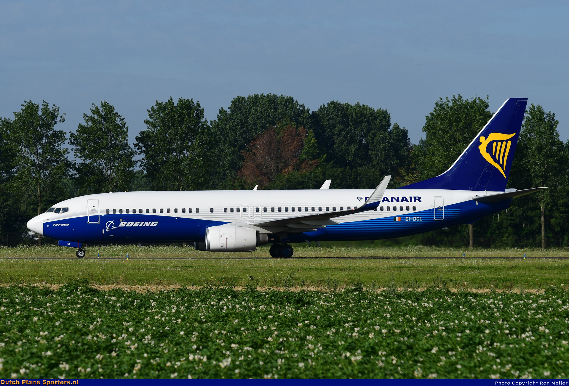 EI-DCL Boeing 737-800 Ryanair by Ron Meijer