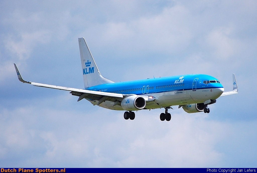 PH-BXF Boeing 737-800 KLM Royal Dutch Airlines by Jan Lefers