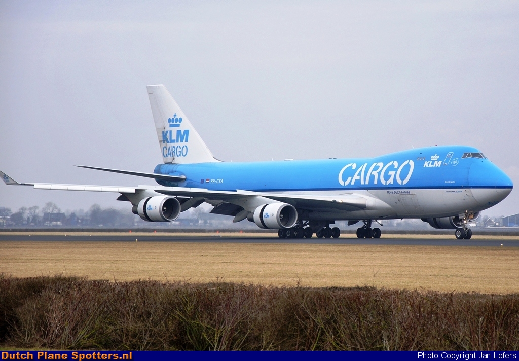 PH-CKA Boeing 747-400 KLM Cargo by Jan Lefers
