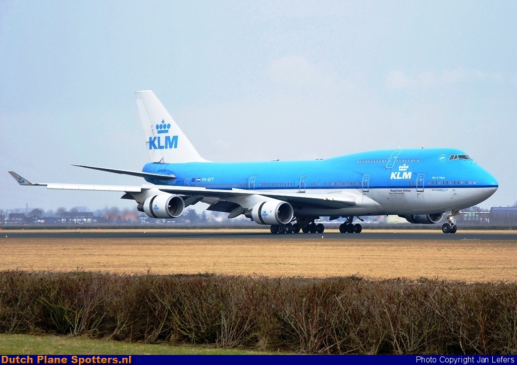 PH-BFT Boeing 747-400 KLM Royal Dutch Airlines by Jan Lefers