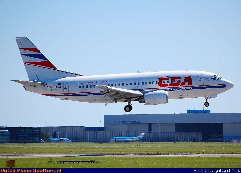 OK-CGH Boeing 737-500 CSA Czech Airlines by Jan Lefers
