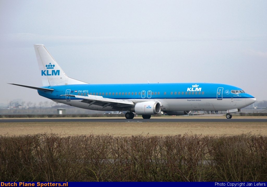 PH-BTG Boeing 737-400 KLM Royal Dutch Airlines by Jan Lefers