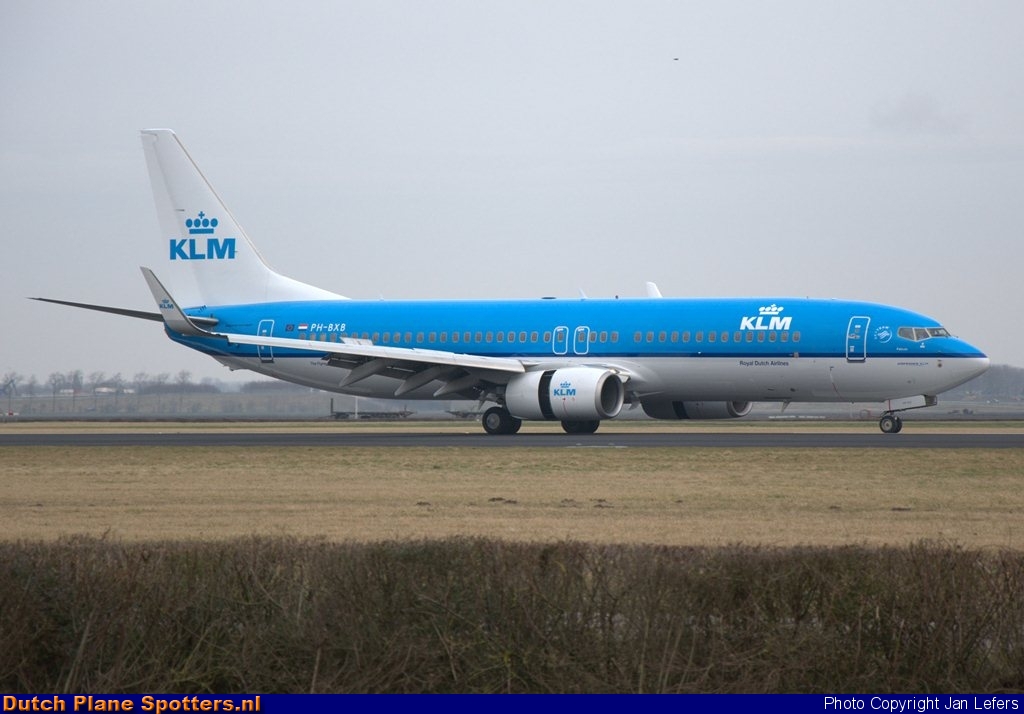 PH-BXB Boeing 737-800 KLM Royal Dutch Airlines by Jan Lefers